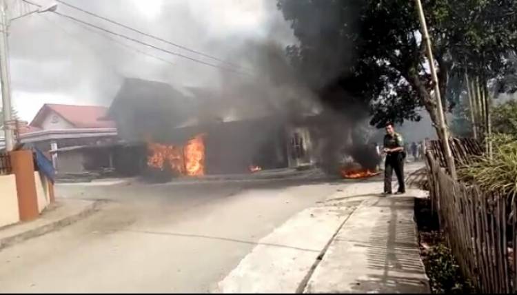 Bentrok Antar Desa di Kerinci Terjadi Rumah, 8 Motor dan 1 Mobil Dibakar 