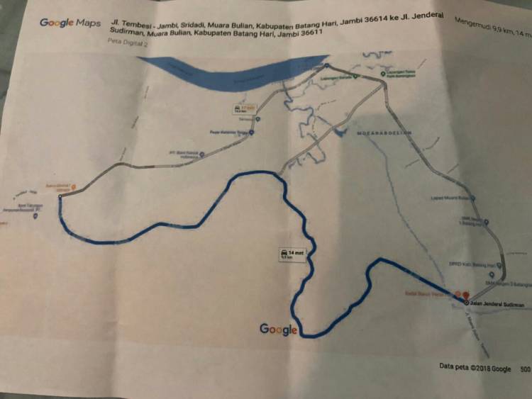  PT Putera Bulian Properti Bangun Jalan Khusus, Ini Dia Rutenya