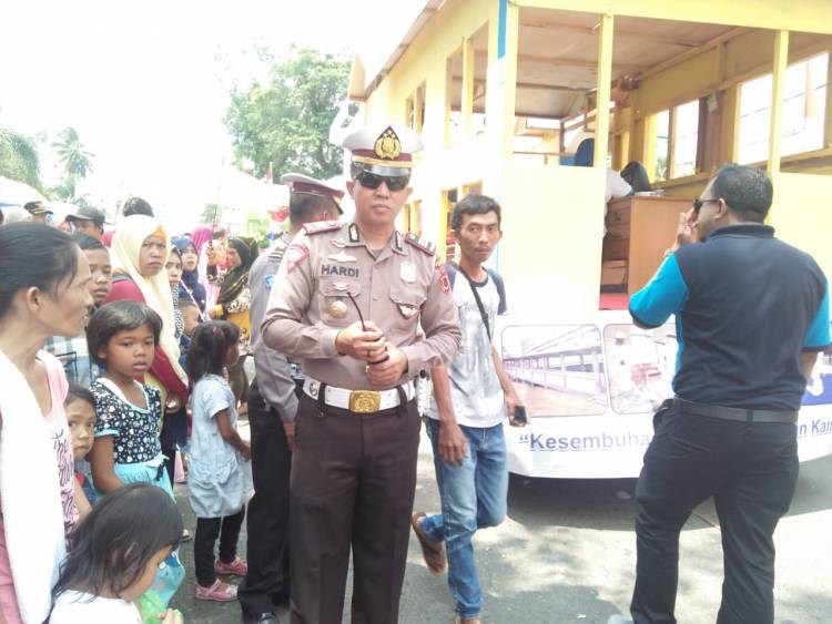 300 Personel Kepolisian Disebar Amankan Pawai Pembangunan Jambi