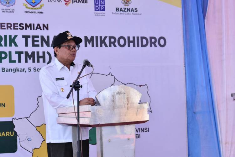 Fachrori Umar: PLTMH Sarolangun dan Merangin Solusi Ketersediaan Energi Listrik di Jambi