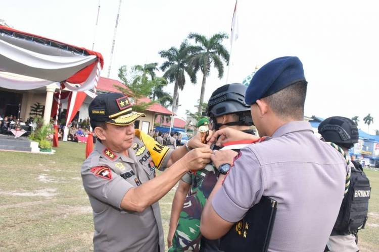Polda Jambi Turunkan 4.569, Korem 042 Jambi 3.100 Personil Amankan Pemilu 2019