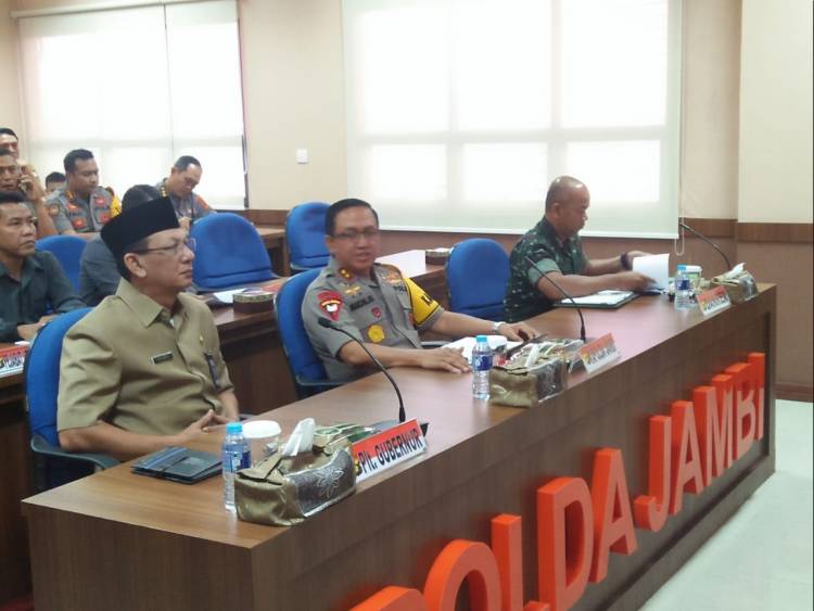 Korem 042 Gapu, Polda dan Pemprov Jambi Siap Sukseskan Pemilu Serentak 2019