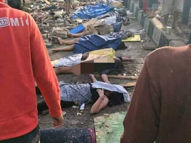 Korban Tewas Tsunami Tembus 832 Jiwa, Pemerintah Lakukan Pemakaman Massal