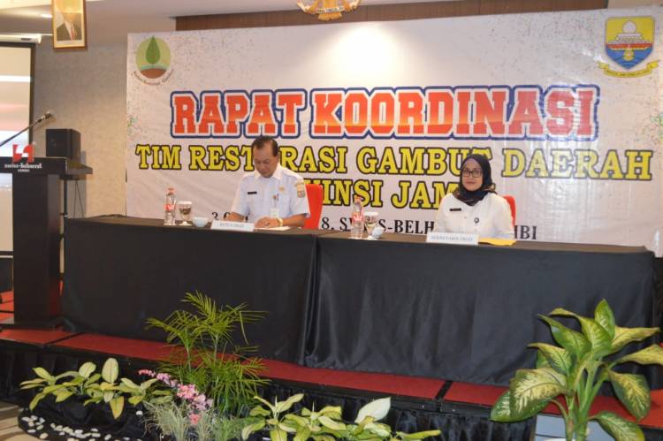 DLH Provinsi Jambi Kejar Tayang Pemulihan Lahan Gambut yang Habis Terbakar 2015 