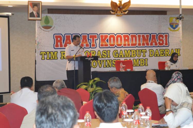 Sekdaprov Jambi Minta Tim Restorasi Gambut Daerah Mampu  Cegah Kerusakan Ekosistem