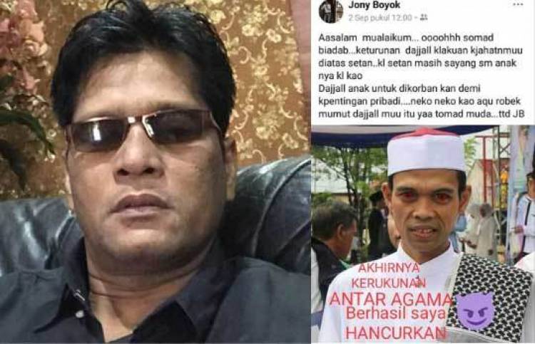  Sebut Ustadz Abdul Somad Mirip Dajjal, Kontraktor Kondang Riau jadi Tersangka