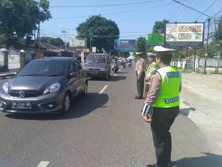 Razia Rutin, Satlantas Polresta Jambi Tilang 43 Kendaraan