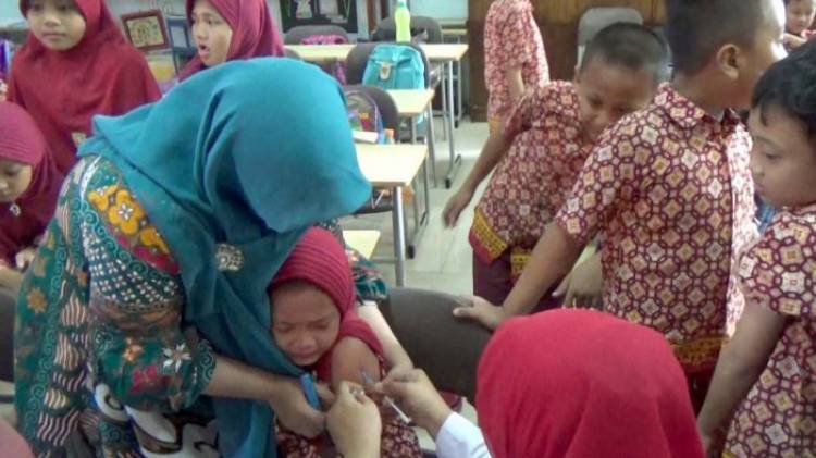 lampung Nomor Dua Nasional Capaian Vaksin MR, Ini Rahasianya...