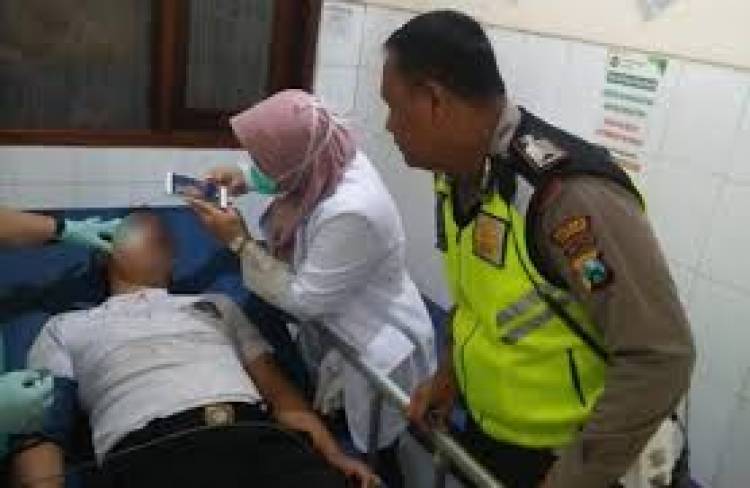 Anggota Satlantas Lamongan Korban Penyerangan Pelaku Teror