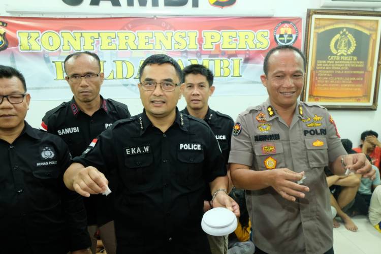 Cukup Lima Hari, Polda Jambi Ringkus 92 Orang Pelaku Narkoba
