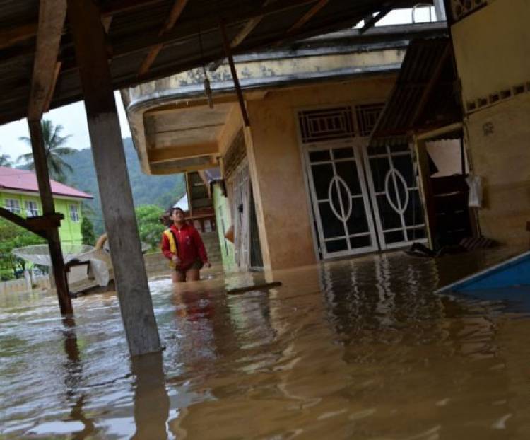 Banjir Rendam Ratusan Rumah di Dua Nagari Pesisir Selatan 