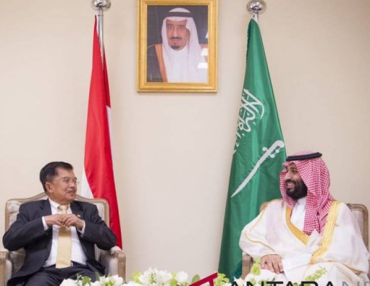 Wapres JK dan Putra Mahkota Arab Saudi Bahas Kilang Cilacap 
