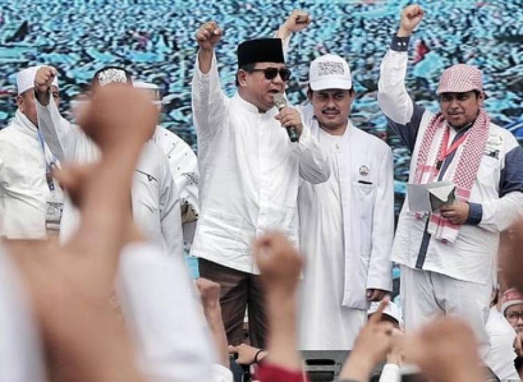 Reuni 212, Prabowo: Saya Tak Boleh Kampanye 
