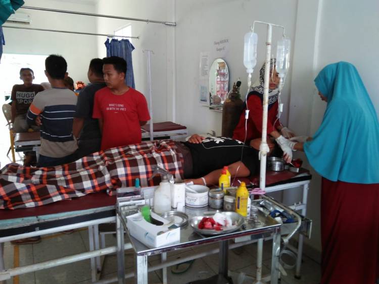 BREAKING NEWS!! Lagi Liburan Bakar Ayam, Pemuda Penual Bungo Kena Sabet Celurit