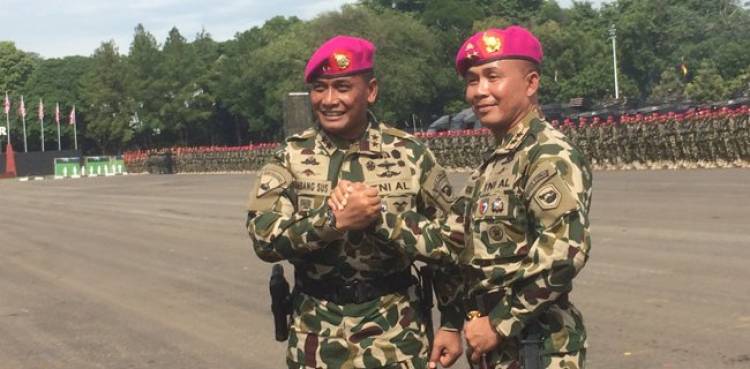 Mantan Danpaspampres Resmi Jabat Komandan Korps Marinir