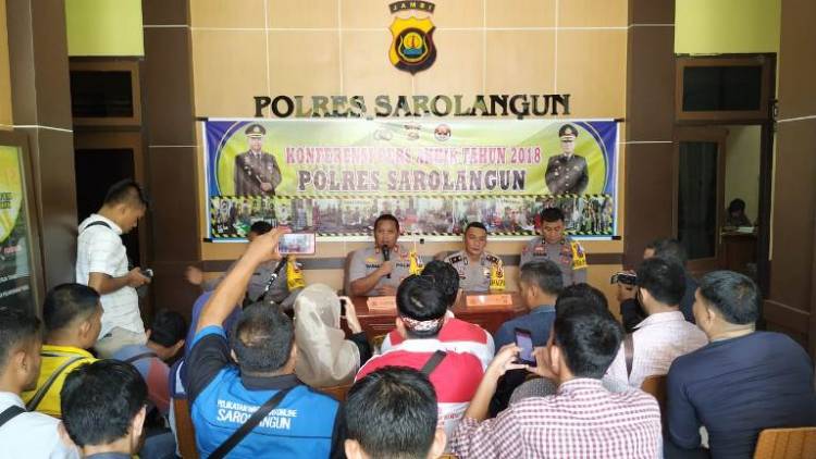 Tindak Kriminal di Sarolangun Menurun, Kasus Narkoba & Lakalantas Naik
