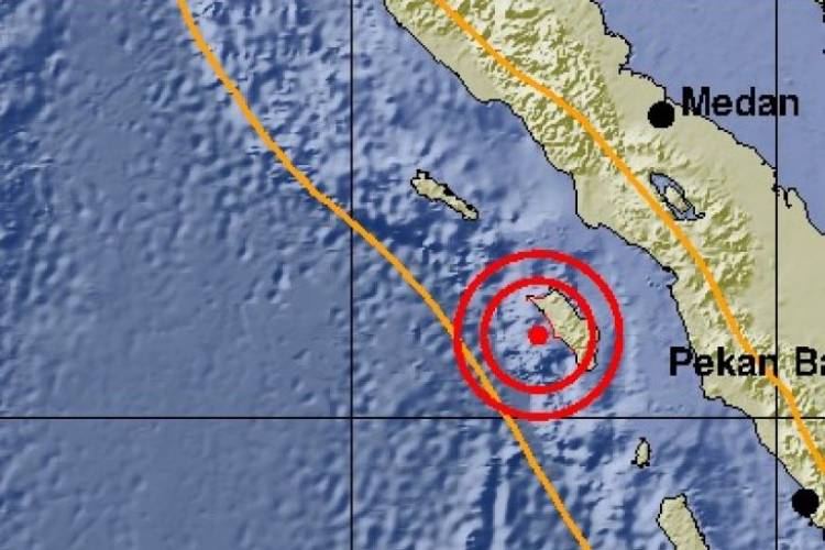Gempa 5,2 SR dan 4,5 SR Guncang Pulau Nias