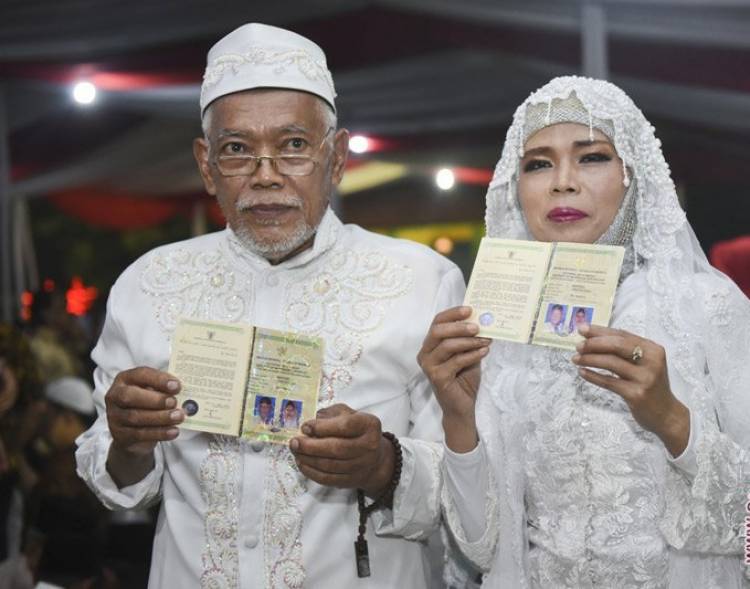 Aa Gym Beri Nasehat 557 Pasang Ikut Nikah Massal di Malam Pergantian Tahun 