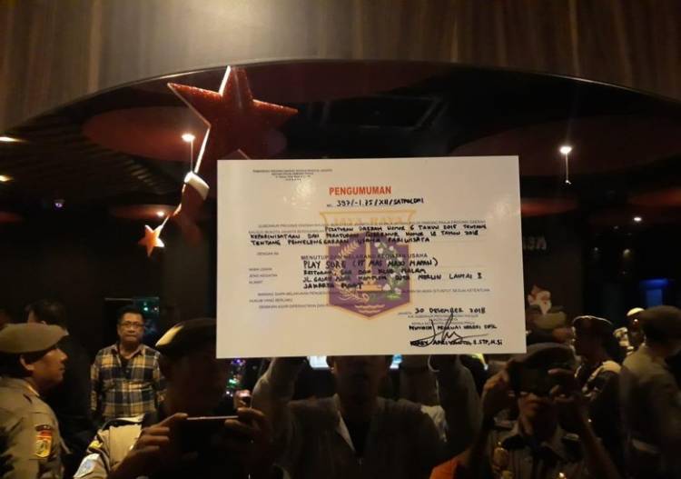 Mantap Pak Anies! Pemprov DKI Tutup Sementara Diskotek Play A Sure di Jakpus