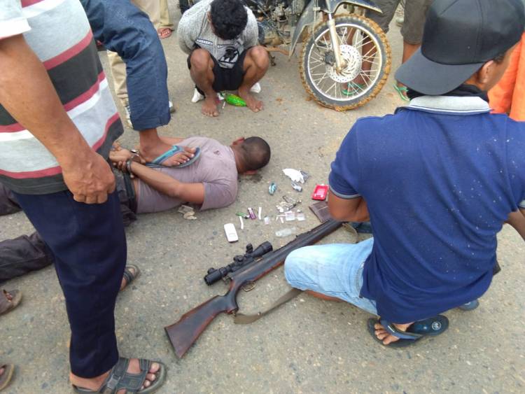 Begini Aksi Penangkapan Dua Pengedar Narkoba di  Dharmasraya