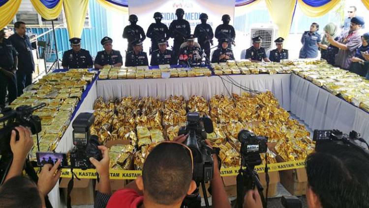 500 Kg Lebih Kristal Amfetamina Disita di Perak Malaysia