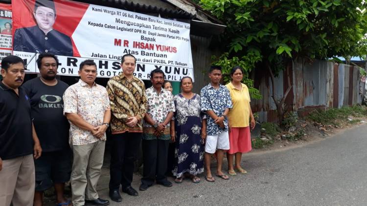 Ihsan Yunus Kunjungi Jalan Setapak Bantuan BUMN di Jambi, Ini Janjinya…