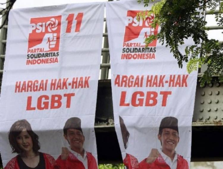 Spanduk LGBT Berteberan, PSI Lapor ke Bawaslu DKI