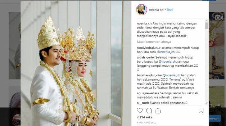 Aduh! Bupati Cantik Ini Lepas Masa Lajang, Sejumlah Menteri Bakal Hadir