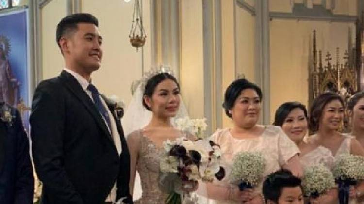 Heboh! Meski Tahanan Narkoba, Cucu Konglomerat Ini Nikahi Shalvynne Chang di Gereja