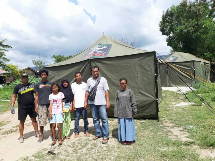 Miris, 40.000 Korban Gempa Palu Masih Bertahan di Tenda-Tenda