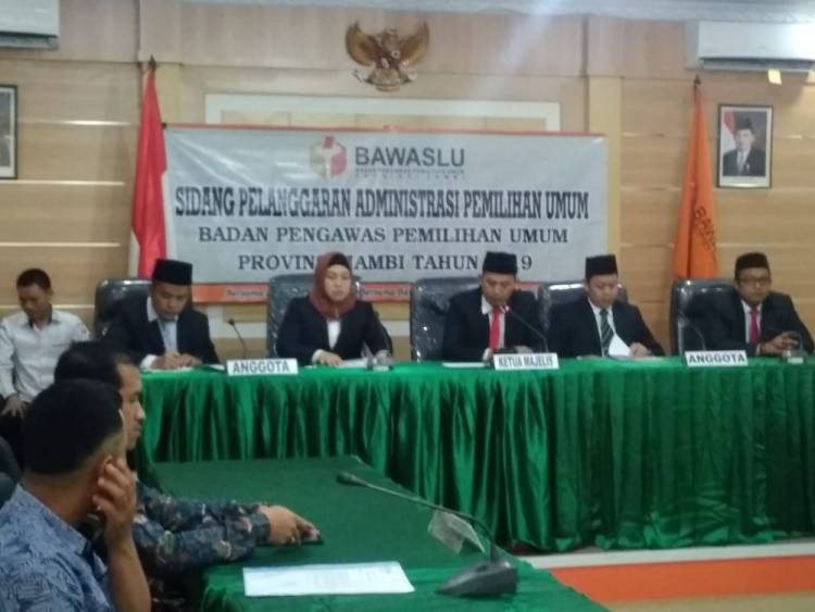 Bawaslu Nyatakan KPU Merangin Lakukan Pelanggaran Administrasi