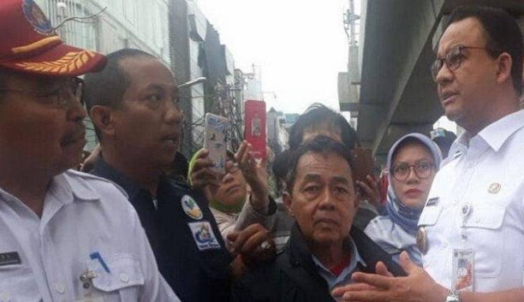 Tinjau Lokasi Kebakaran Blok A, Gubernur Anies akan Bantu Korban