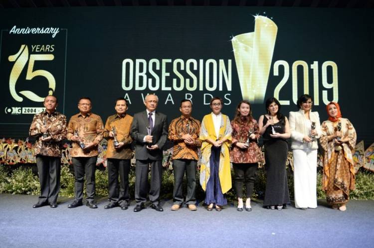 Jokowi dan Sejumlah Menteri Dapat Penghargaan dari Obsession Awards 2019