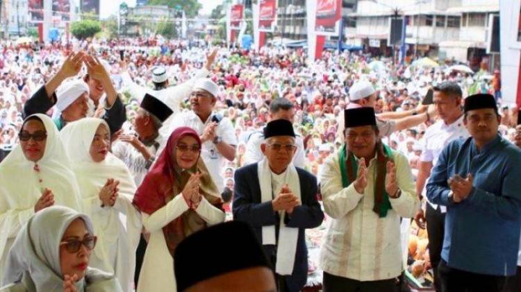 Maruf Amin Akui Ketat Persaingan di Sumut