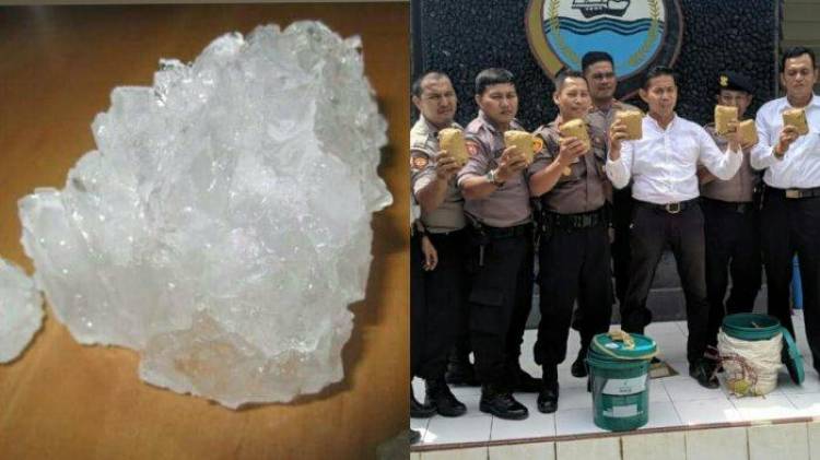Aduh..! Sabu 7 Kilogram Yang Dirilis Polisi Ternyata Tawas