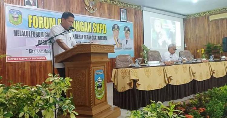 Bappeda Sarolangun Gelar Forum Gabungan SKPD