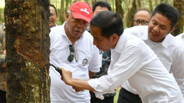 Jokowi: Program Karet Campuran Aspal Itu Segera akan Dilakukan