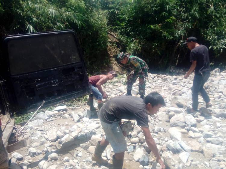 Banjir Bandang di Jangkat, BPBD Merangin Belum Turun