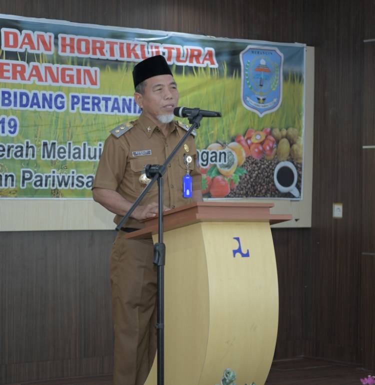 Buka Forum OPD Bidang Pertanian, Wabup Merangin Mashuri Minta Bekerja Serius