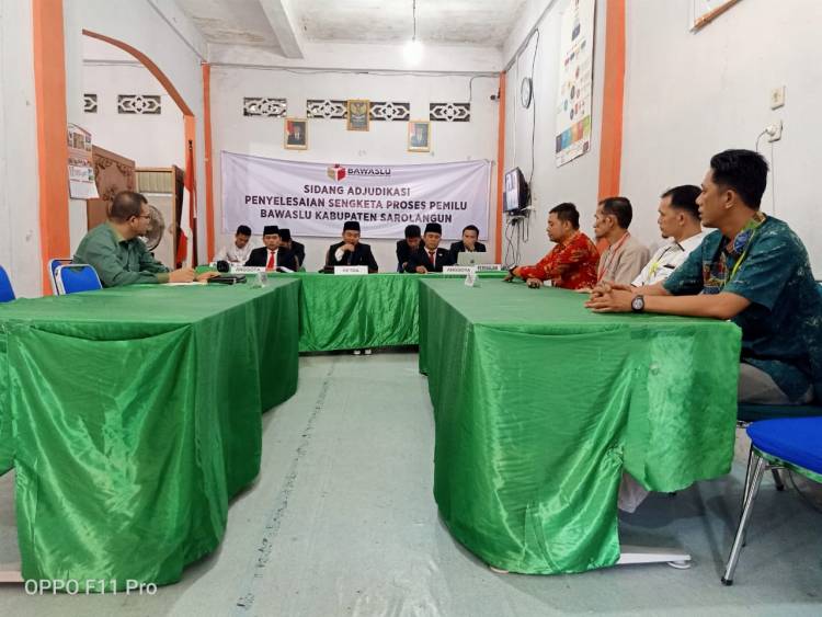 Bawaslu Sarolangun juga Tolak Gugatan Dua Caleg yang Dicoret dari DCT