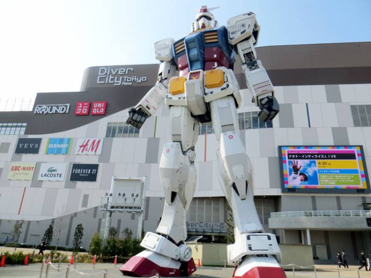Jepang Siap Pamer Robot Gundam 18 Meter