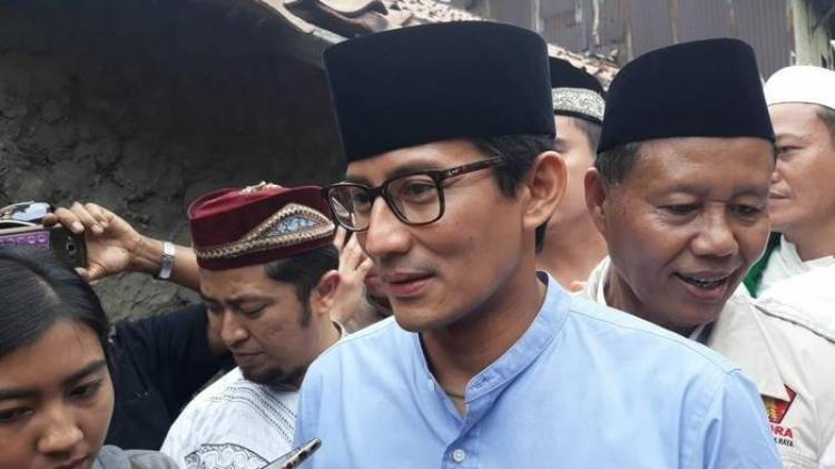 Isra Miraj, Sandiaga: Saya Siapkan Pidato,Tapi Diberi Tahu Ada Himbauan Tidak Berorasi