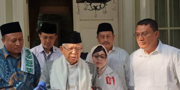 Hoaks Server KPU, Ma'ruf: Kalau Kalah Nanti Disalahkan KPU