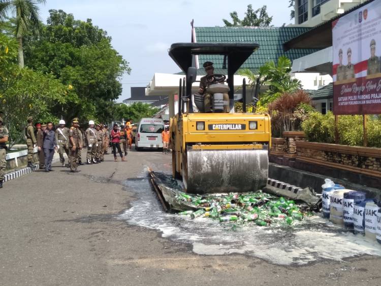 Fasha Gilas 100 Minol Sitaan Satpol PP Kota Jambi