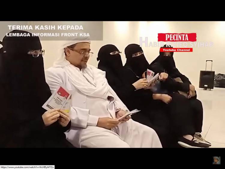 Habib Rizieq Shihab Pamerkan Coblos Pilihannya