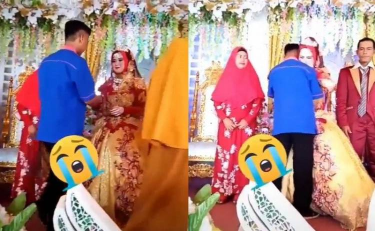 Video Tangis Pengantin Pecah di Pelukan Mantan