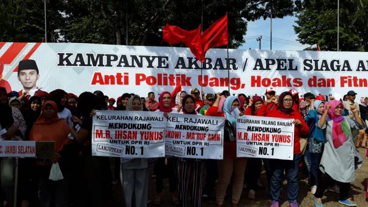 Hari Terakhir Kampanye, Ihsan Yunus dan Abdullah Sani Hadir Bersama dalam Apel Siaga