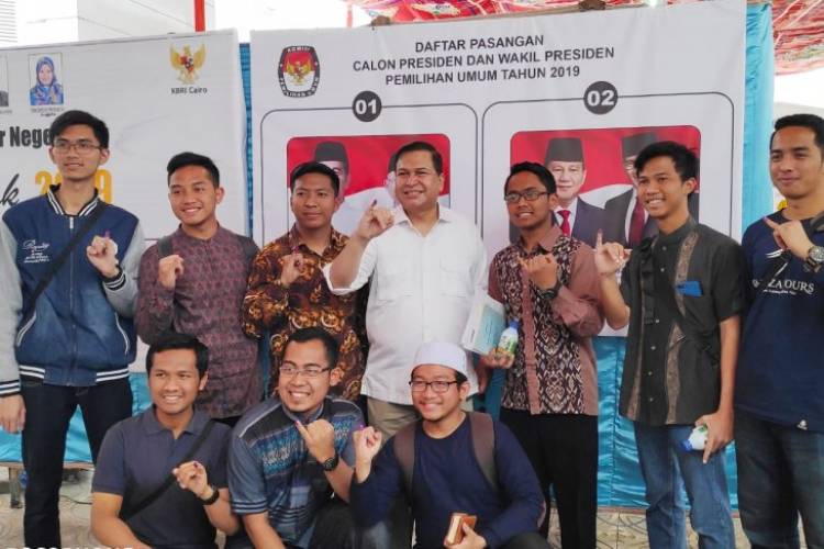 Lebih 7.000 WNI di Mesir Lakukan Pencoblosan di KBRI Kairo