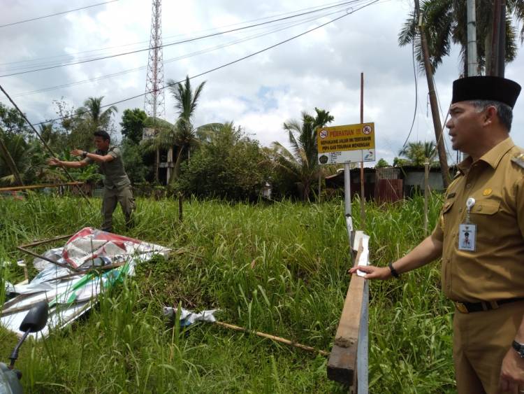 Masa Tenang Pemilu, Walikota Fasha Turun Gunung Tertibkan APK 