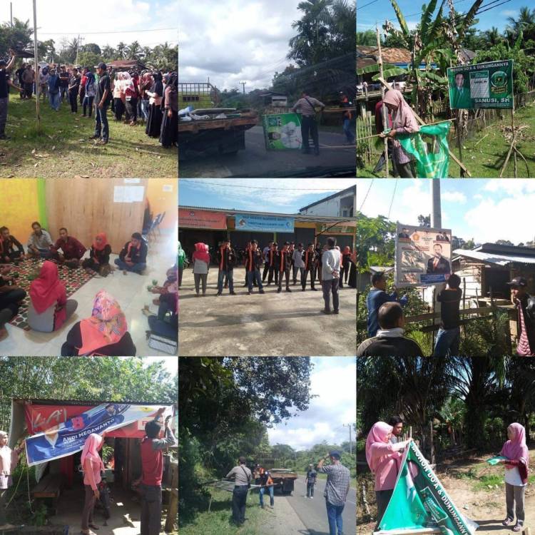 Bawaslu Bersihkan Seribuan APK di Batanghari